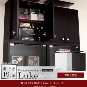 コレクションラック【-Luke-ルーク】浅型ハイタイプ(専用上置き)