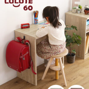 シンプルデスク60cm幅【LULUTE-ルルテ-】