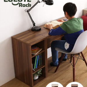 シンプルデスク用サイドラック30cm幅【LULUTE-ルルテ-】