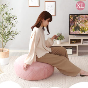 大人かわいいインテリア 丸型ビーズクッション XLサイズ【Chammy -チャミー-】