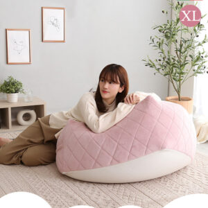 大人かわいいインテリア 四角ビーズクッション XLサイズ【Chammy -チャミー-】