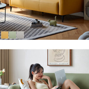 スチールS字スプリング構造ソファ 3人掛け