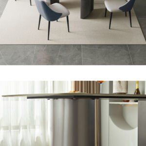 ダイニングテーブル＆チェア-ネイビー-　5点セット　160cm