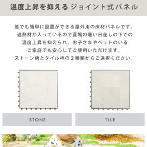 遮熱ジョイントパネル　30×30cm　9枚入り